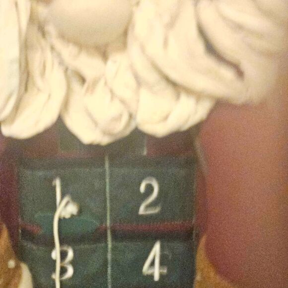 Fabric Handmade Christmas Advent Calendar 38" X 17" - Picture 2 of 7